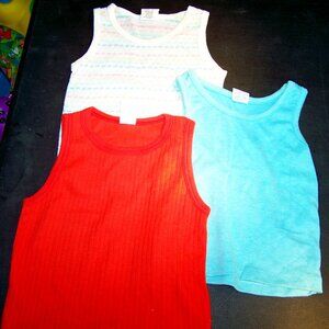 Three Size 2T Sleeveless Shirts